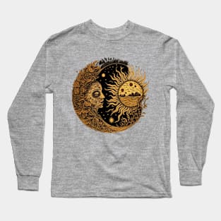 sun and moon Long Sleeve T-Shirt